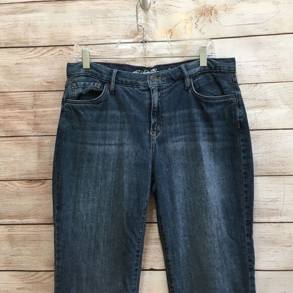 EDDIE BAUER FLANNEL LINED BOYFRIEND RELAXED JEANS - Picture 2 of 6